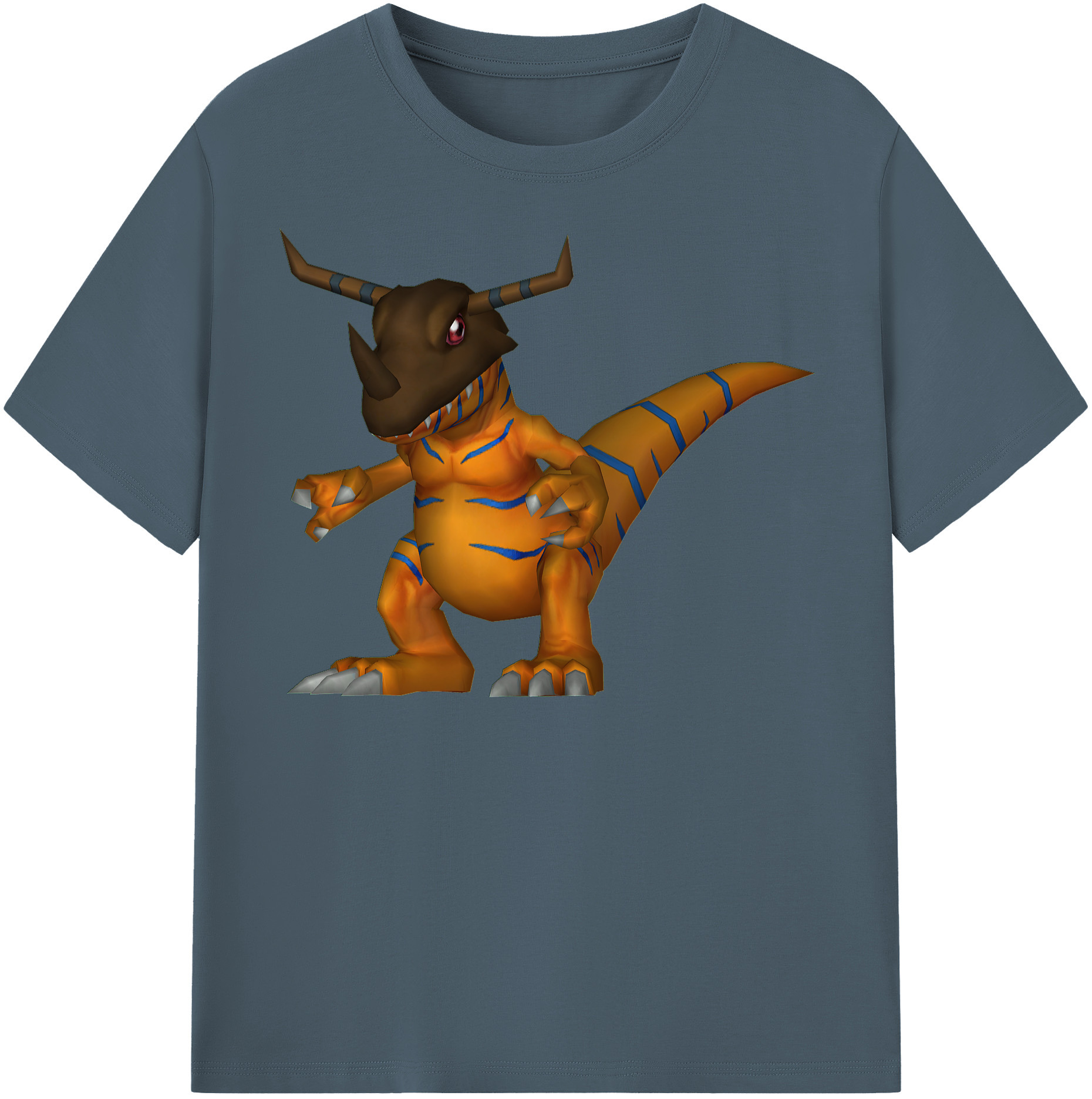 （画像用） Digimon デジタルモンスター/デジモン 綿100％半袖Tシャツ（フロントプリント）